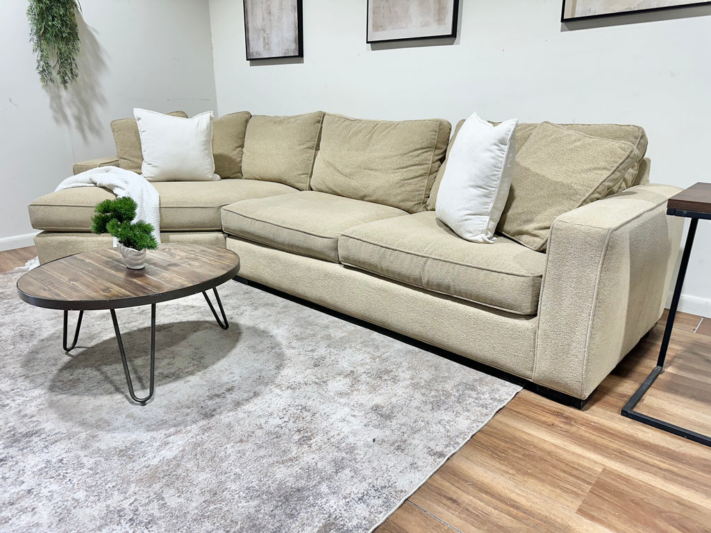 Room & Board Tan/Beige Corner Sectional