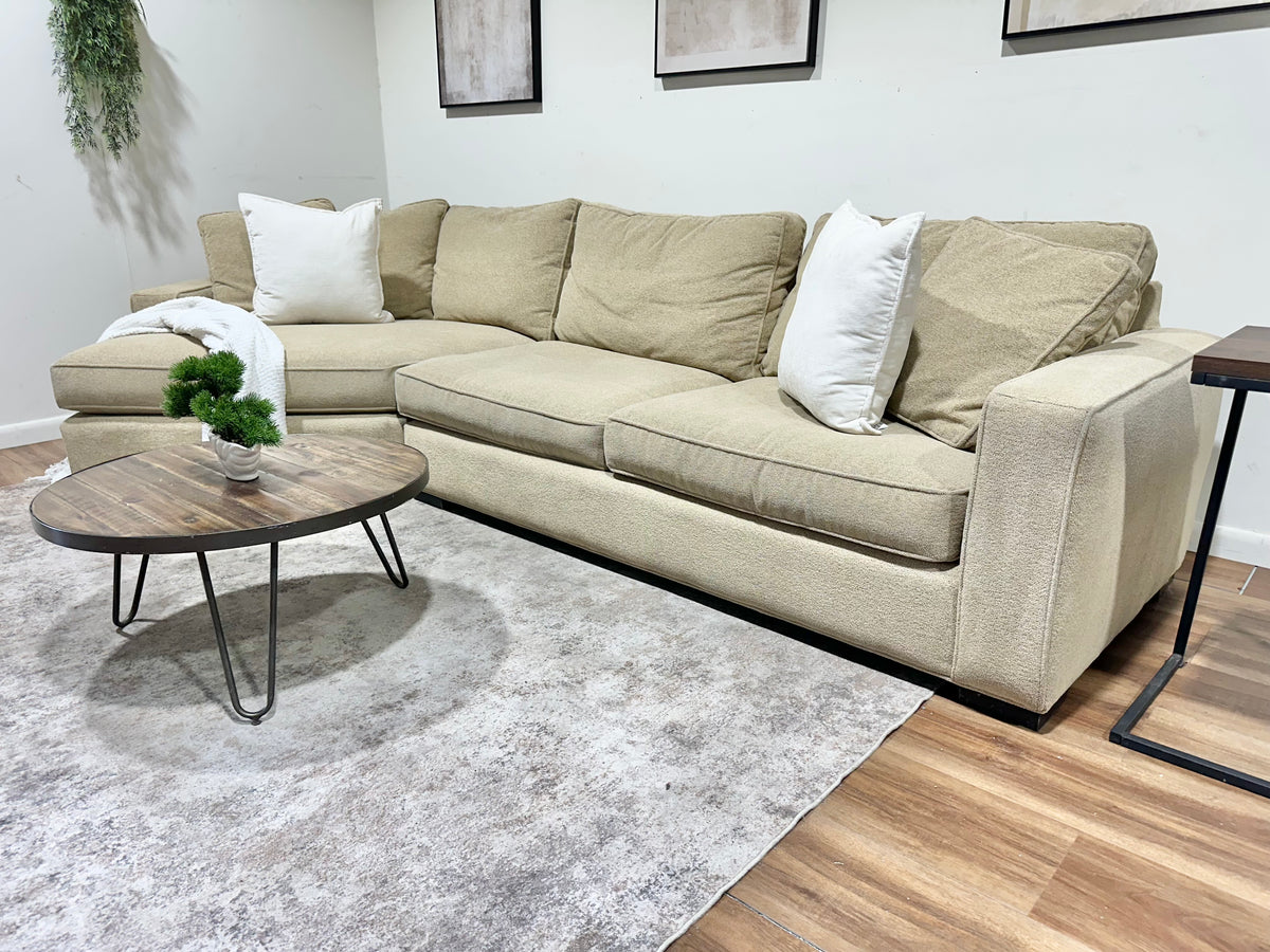 Room & Board Tan/Beige Corner Sectional