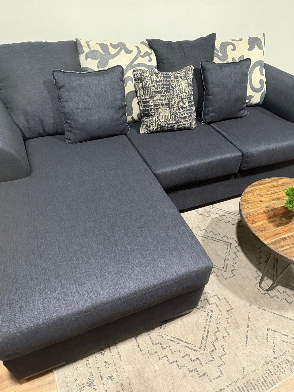 Midnight Blue Michael Nicholas Sectional