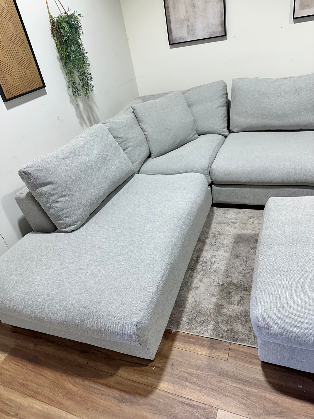 Gray Henredon Family Sectional