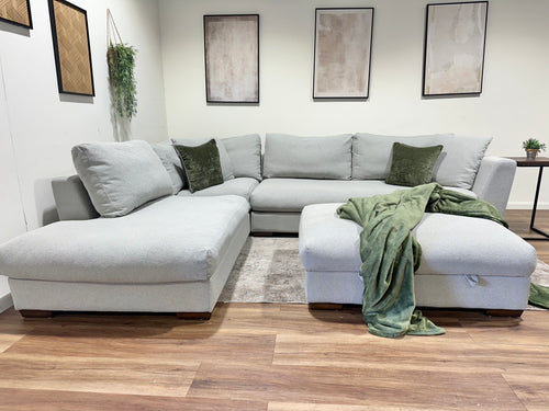 Gray Henredon Family Sectional