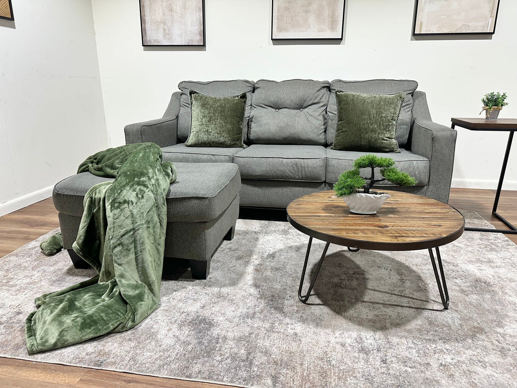 Gray Sleeper Sofa w/ Queen Bed