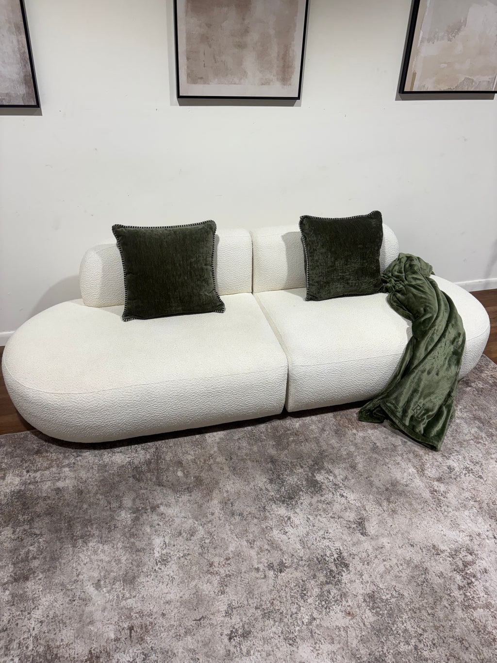 TOV Brand Broohah White Couch