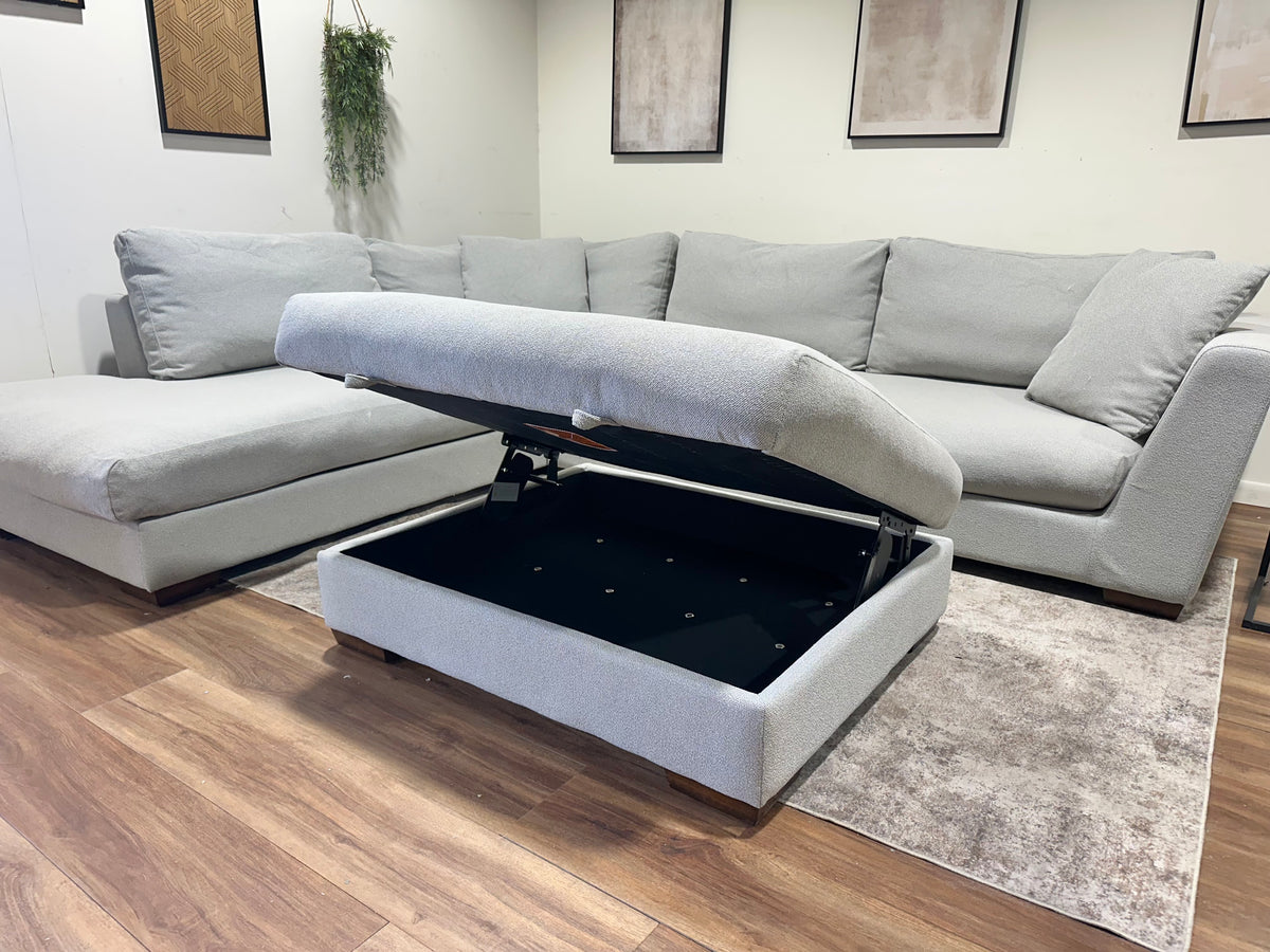Gray Henredon Family Sectional