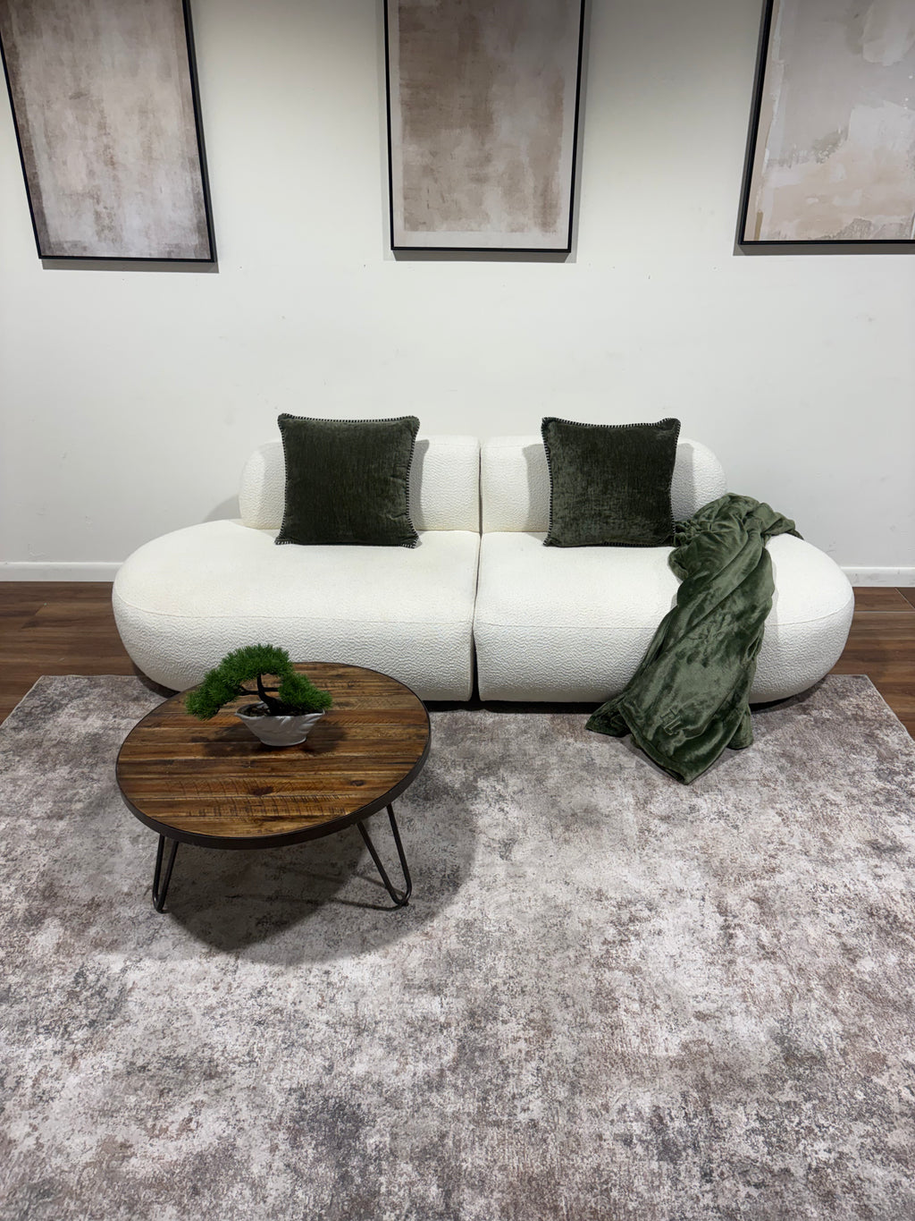 TOV Brand Broohah White Couch