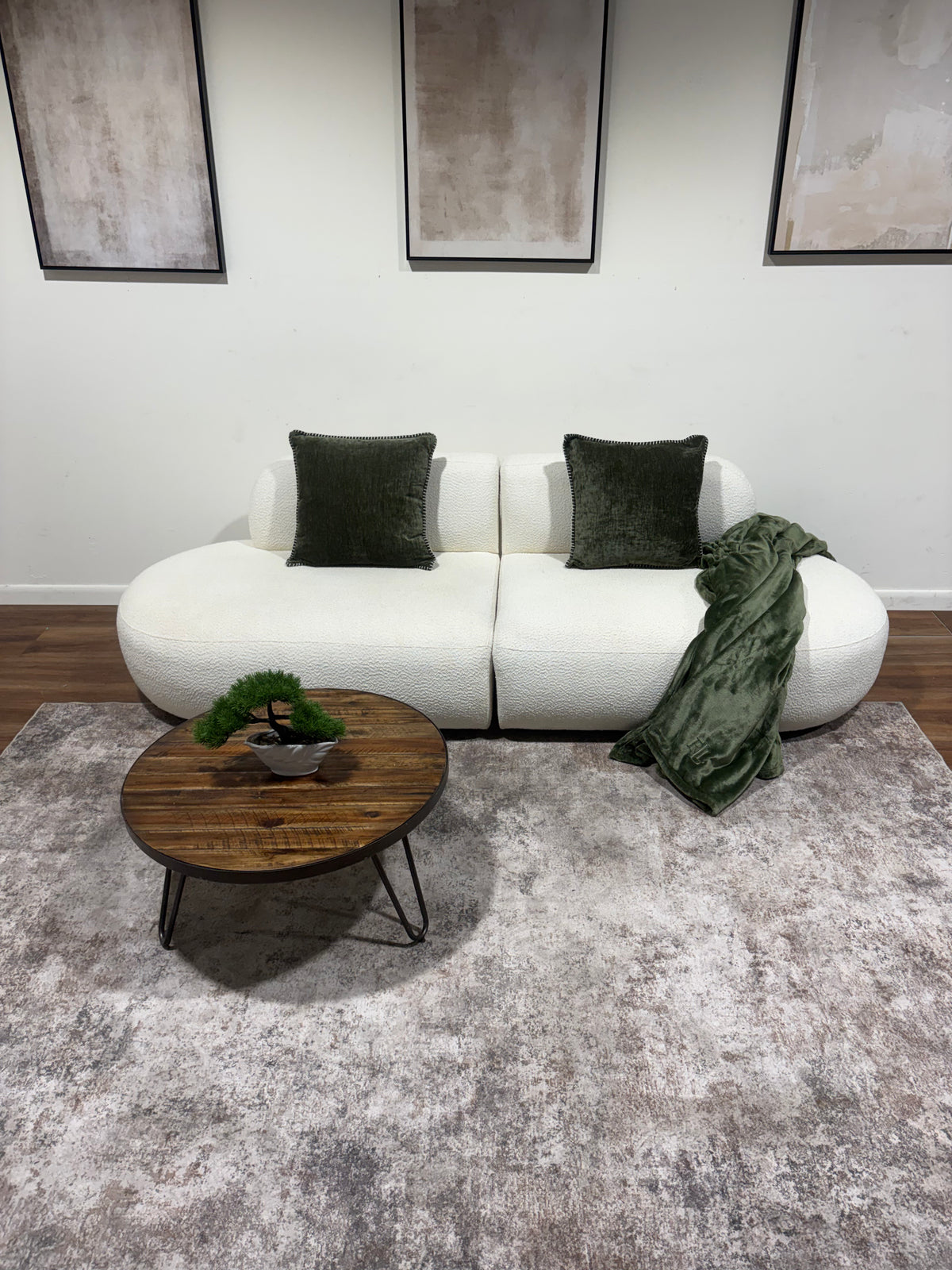TOV Brand Broohah White Couch