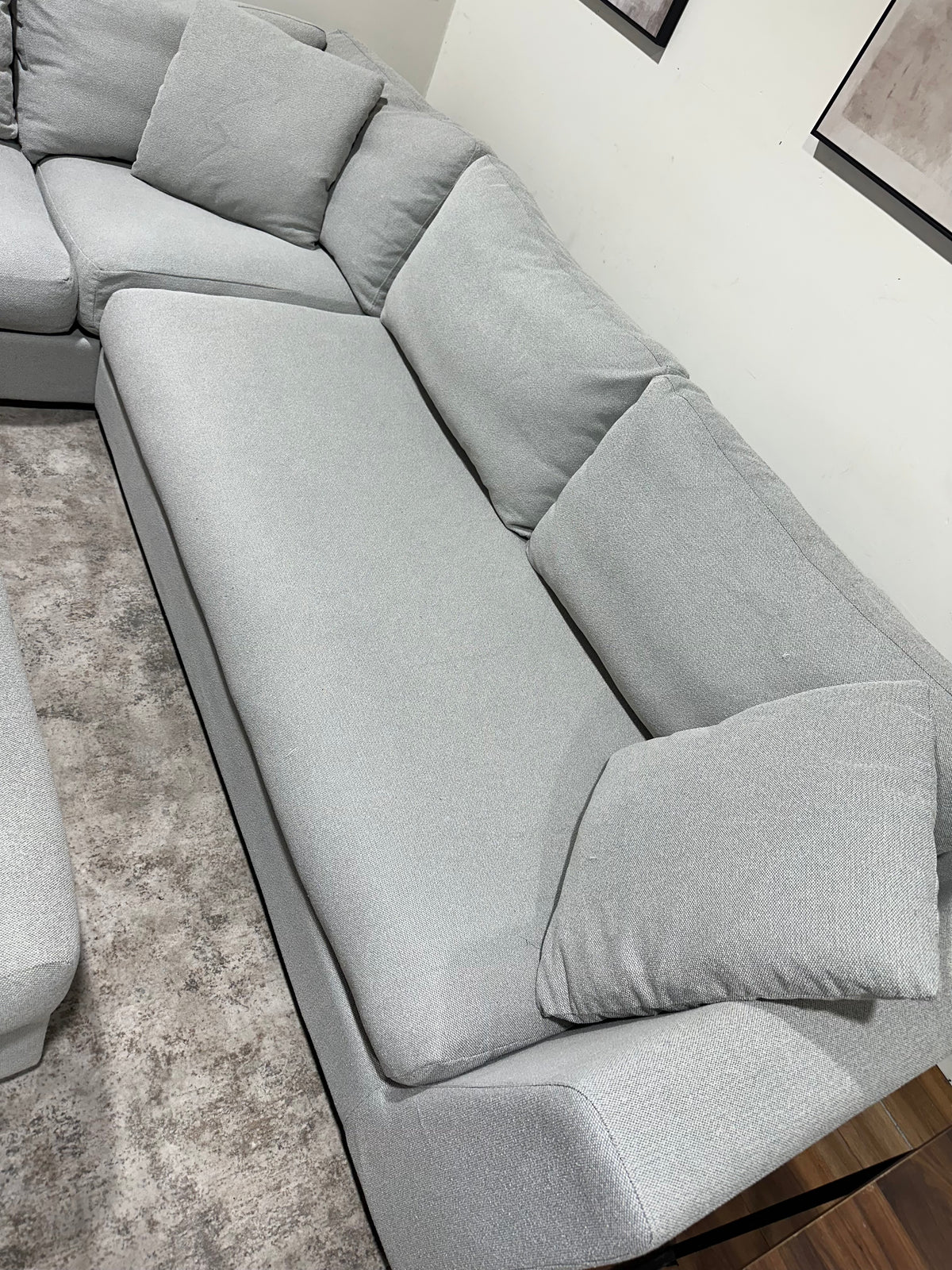 Gray Henredon Family Sectional