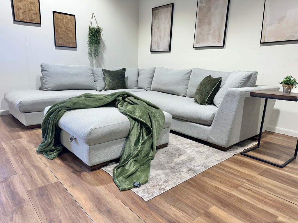 Gray Henredon Family Sectional