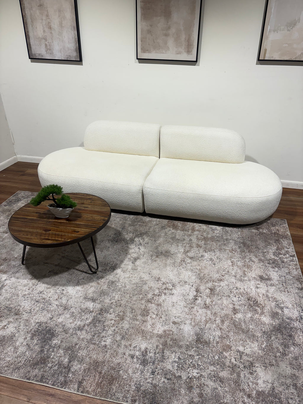 TOV Brand Broohah White Couch