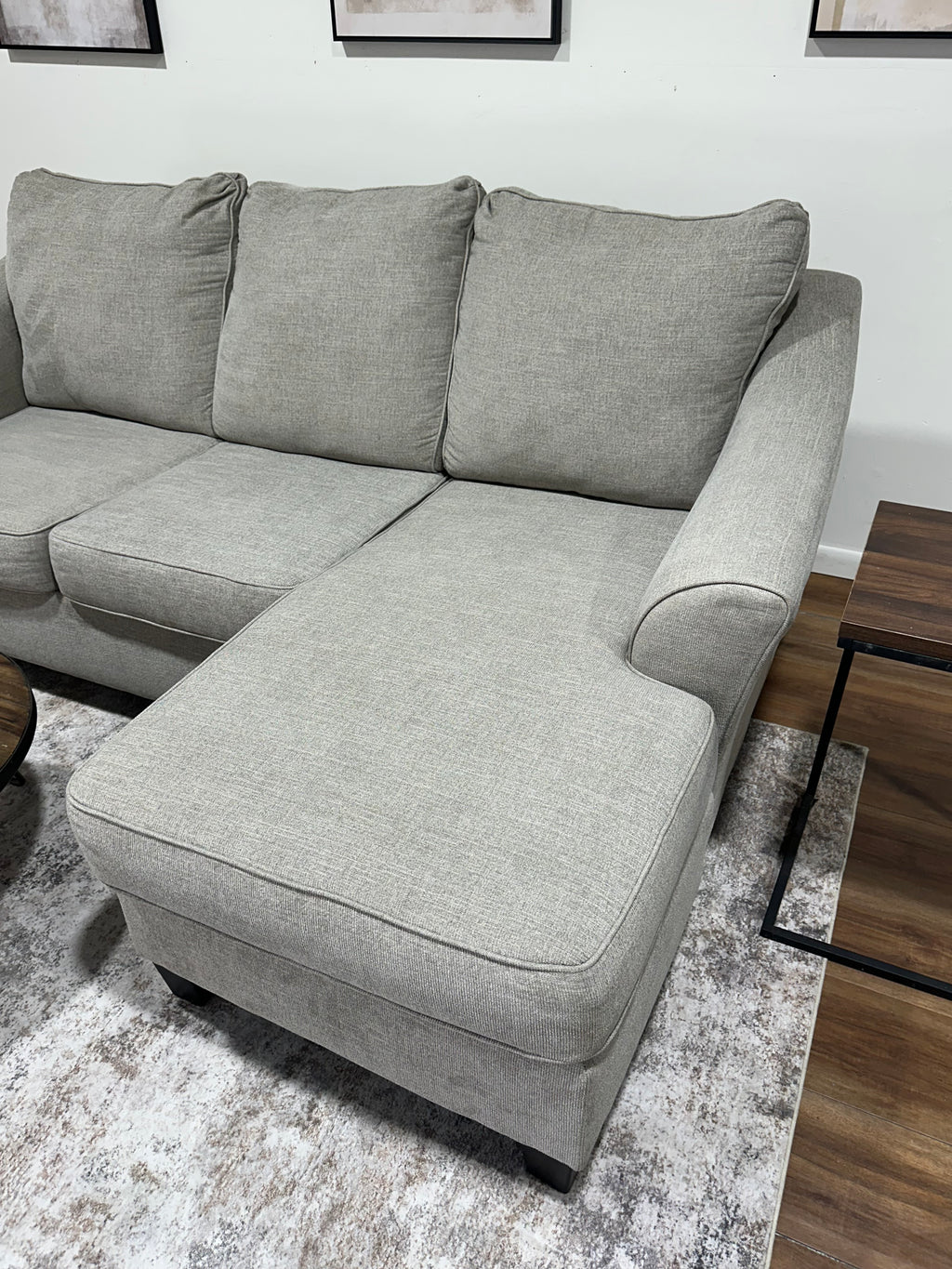 Beige Reversible Ashley Brand Sectional