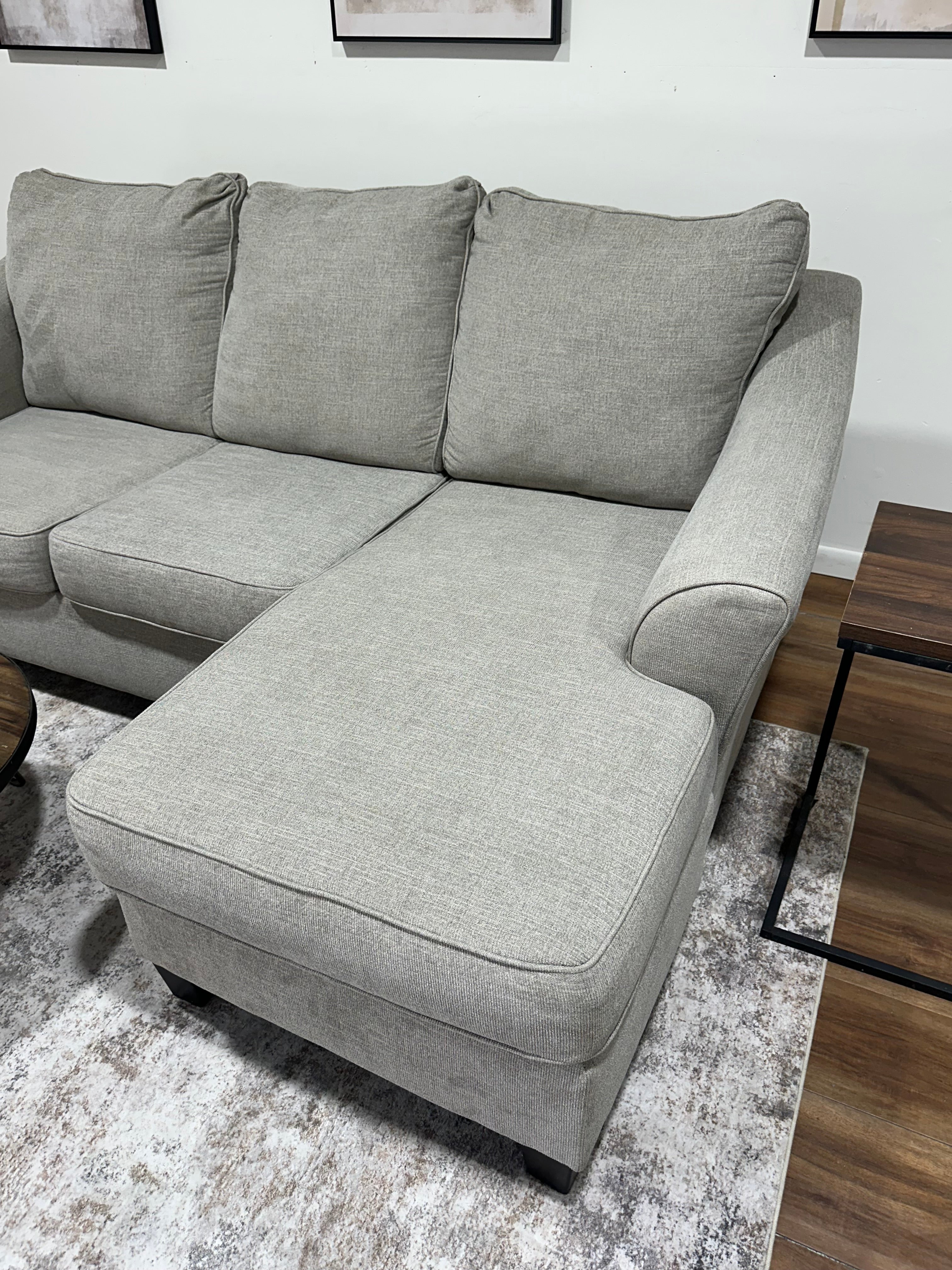 Beige Reversible Ashley Brand Sectional