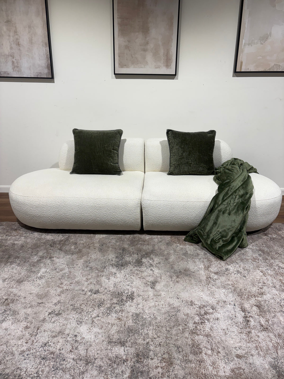 TOV Brand Broohah White Couch