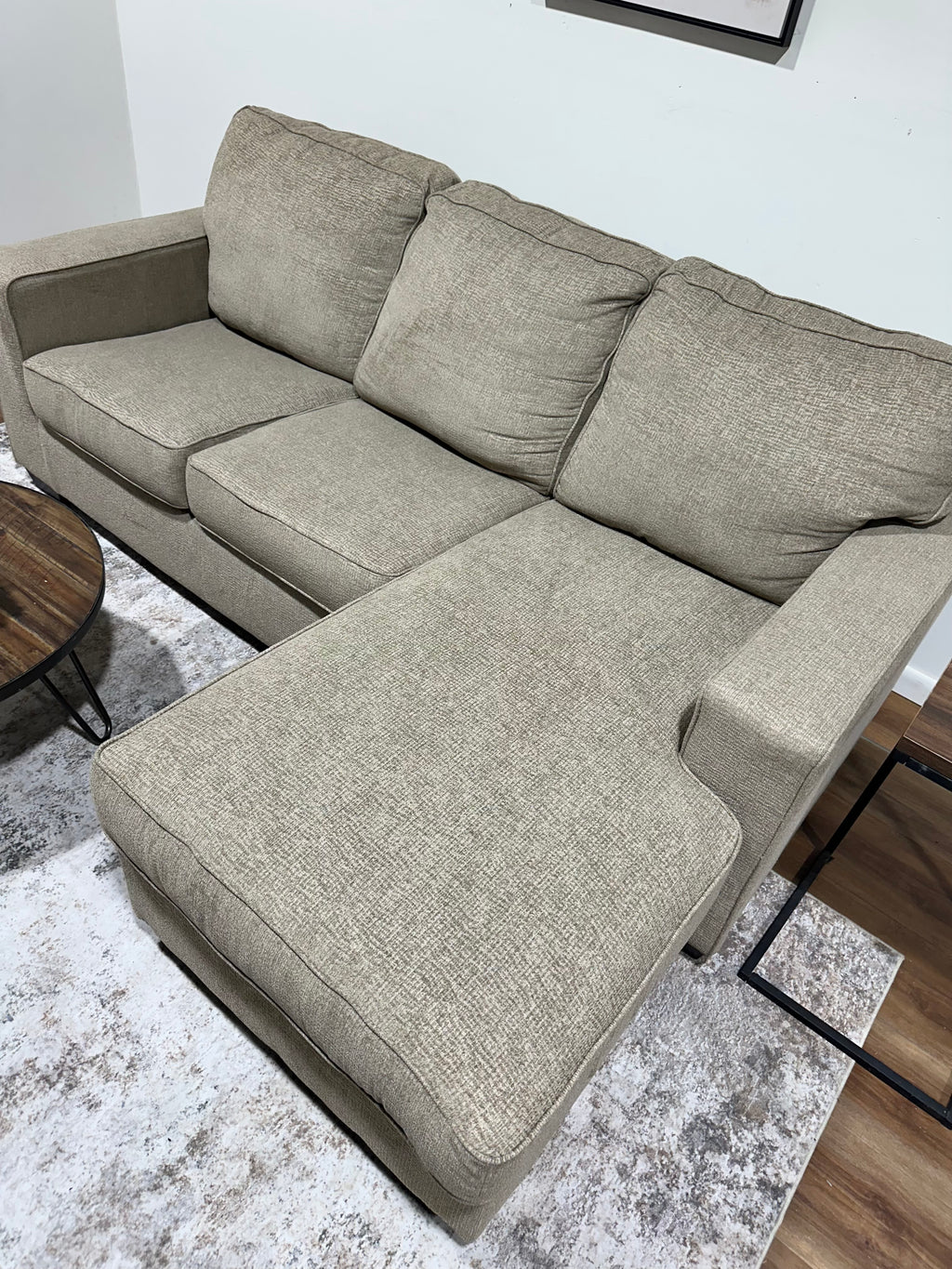 Tan Reversible Ashley Brand Sectional