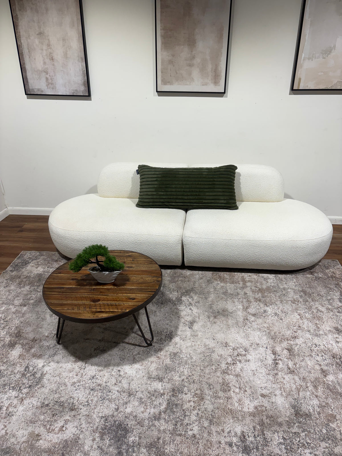 TOV Brand Broohah White Couch