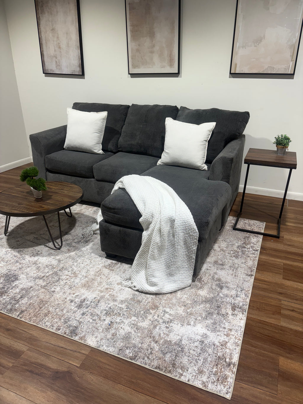 Gray Reversible Sectional