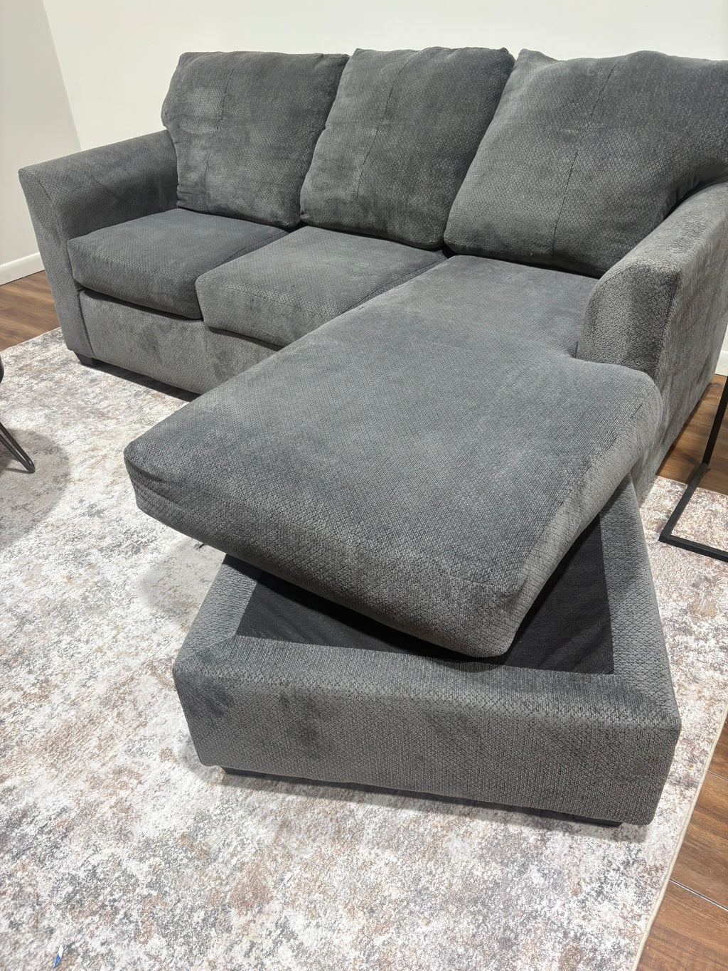 Gray Reversible Sectional