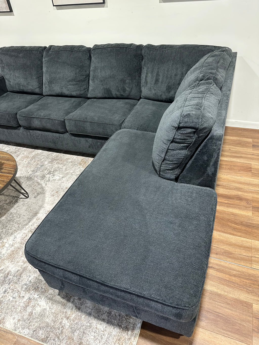 Black/Blue Ashley Brand Sectional