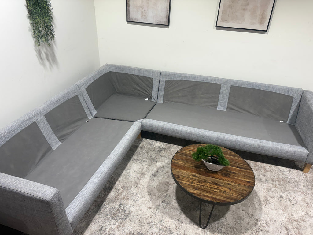 Gray IKEA Left-L Sectional