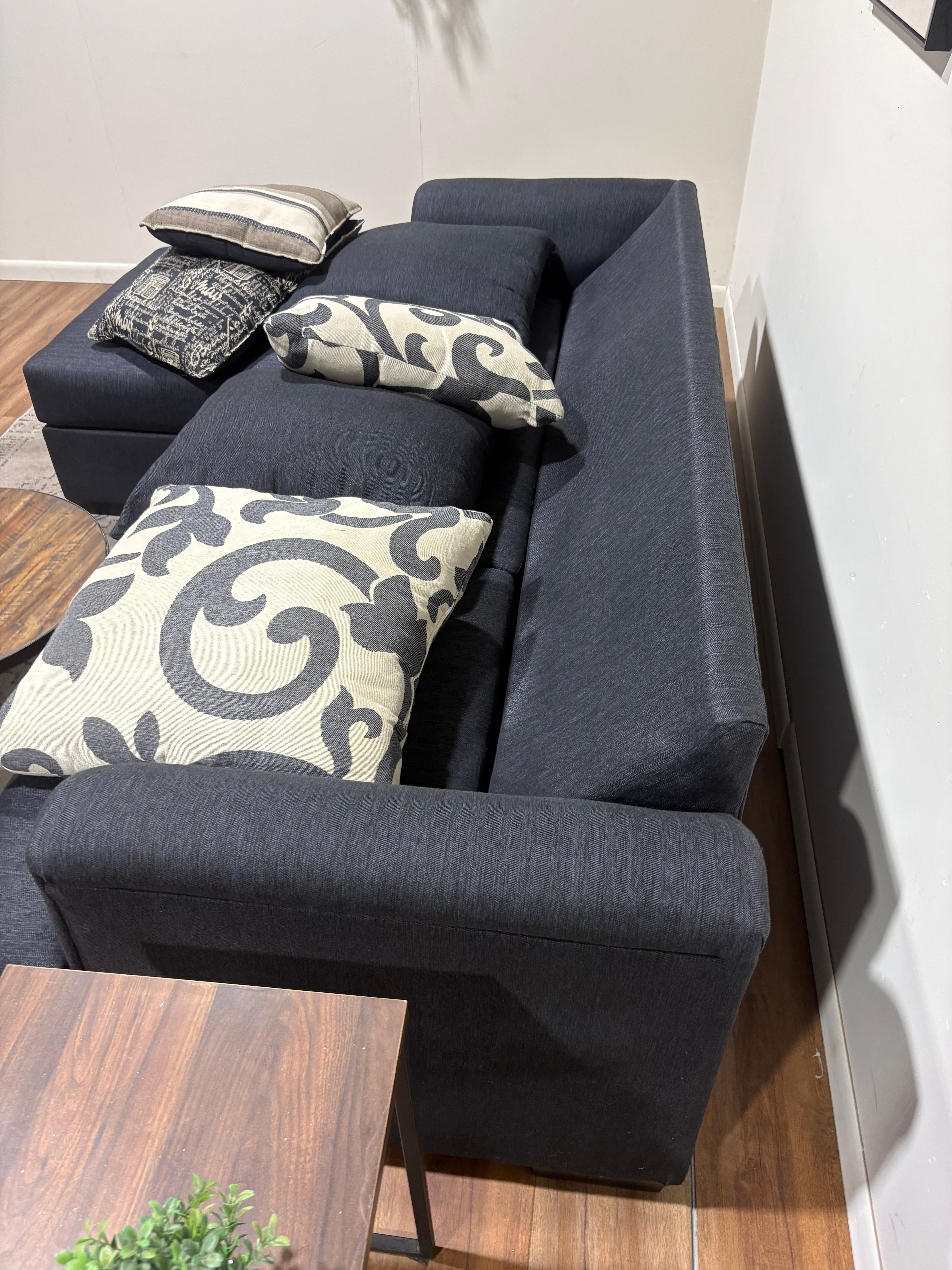 Midnight Blue Michael Nicholas Sectional