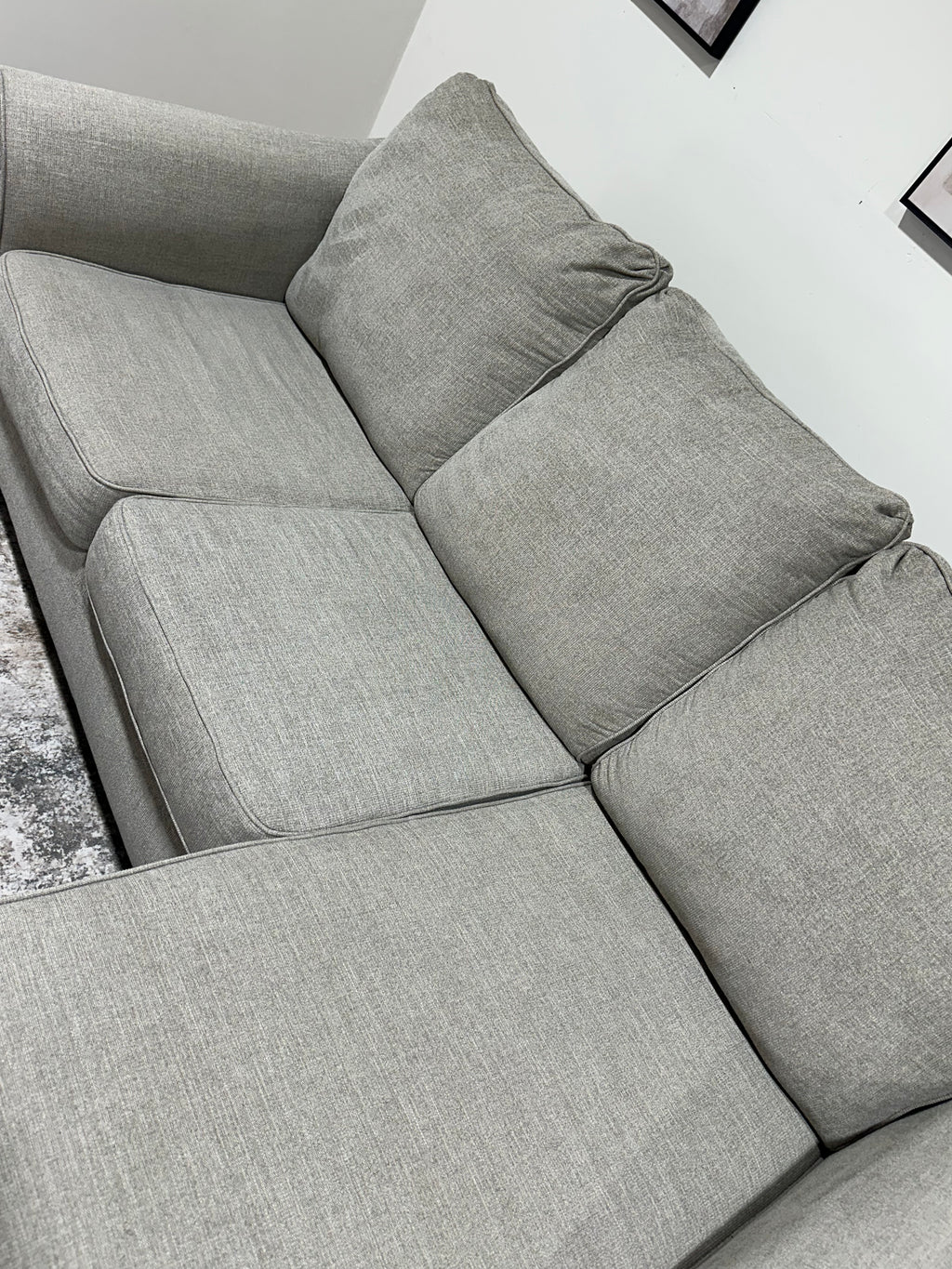 Beige Reversible Ashley Brand Sectional