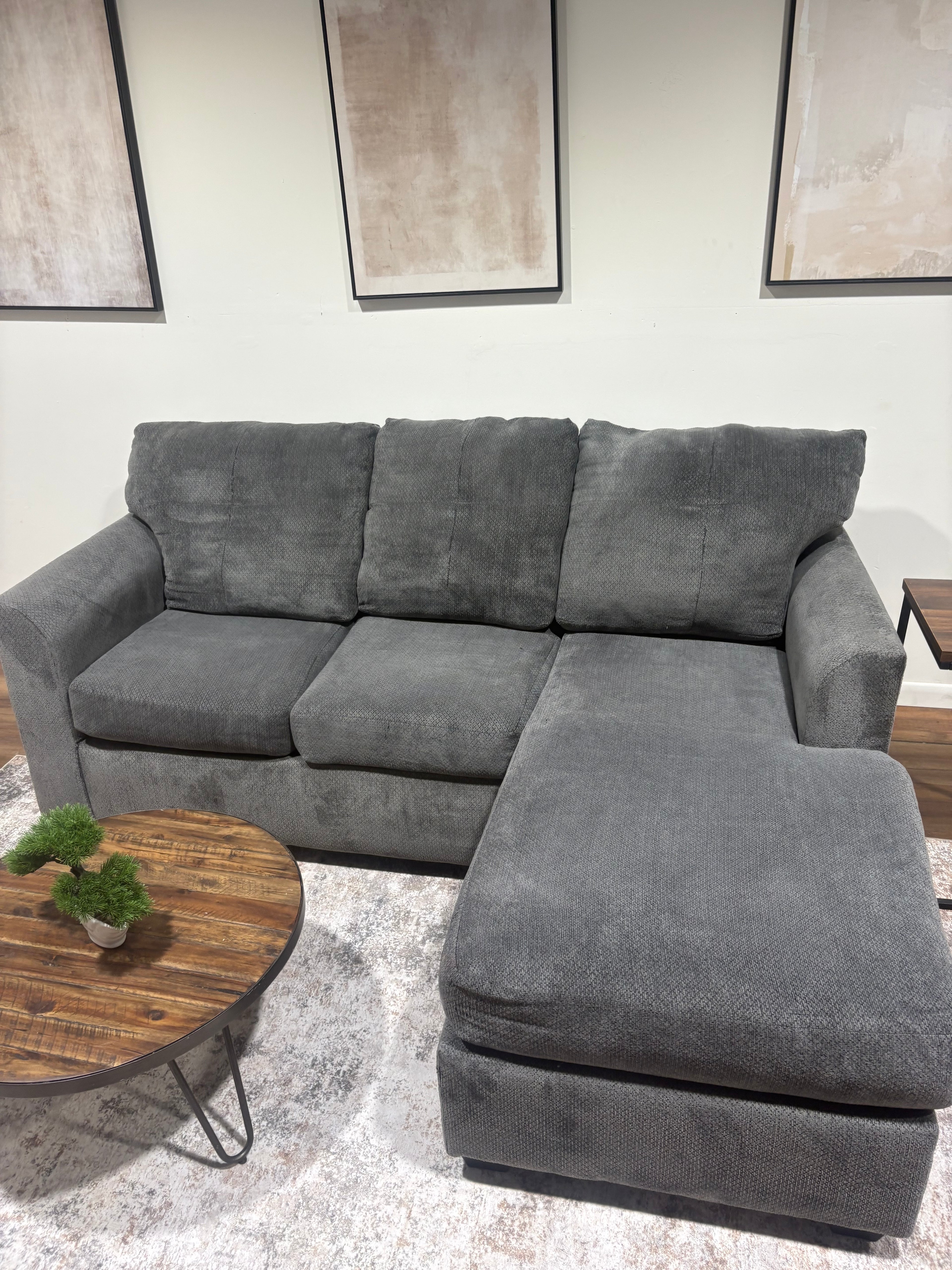 Gray Reversible Sectional