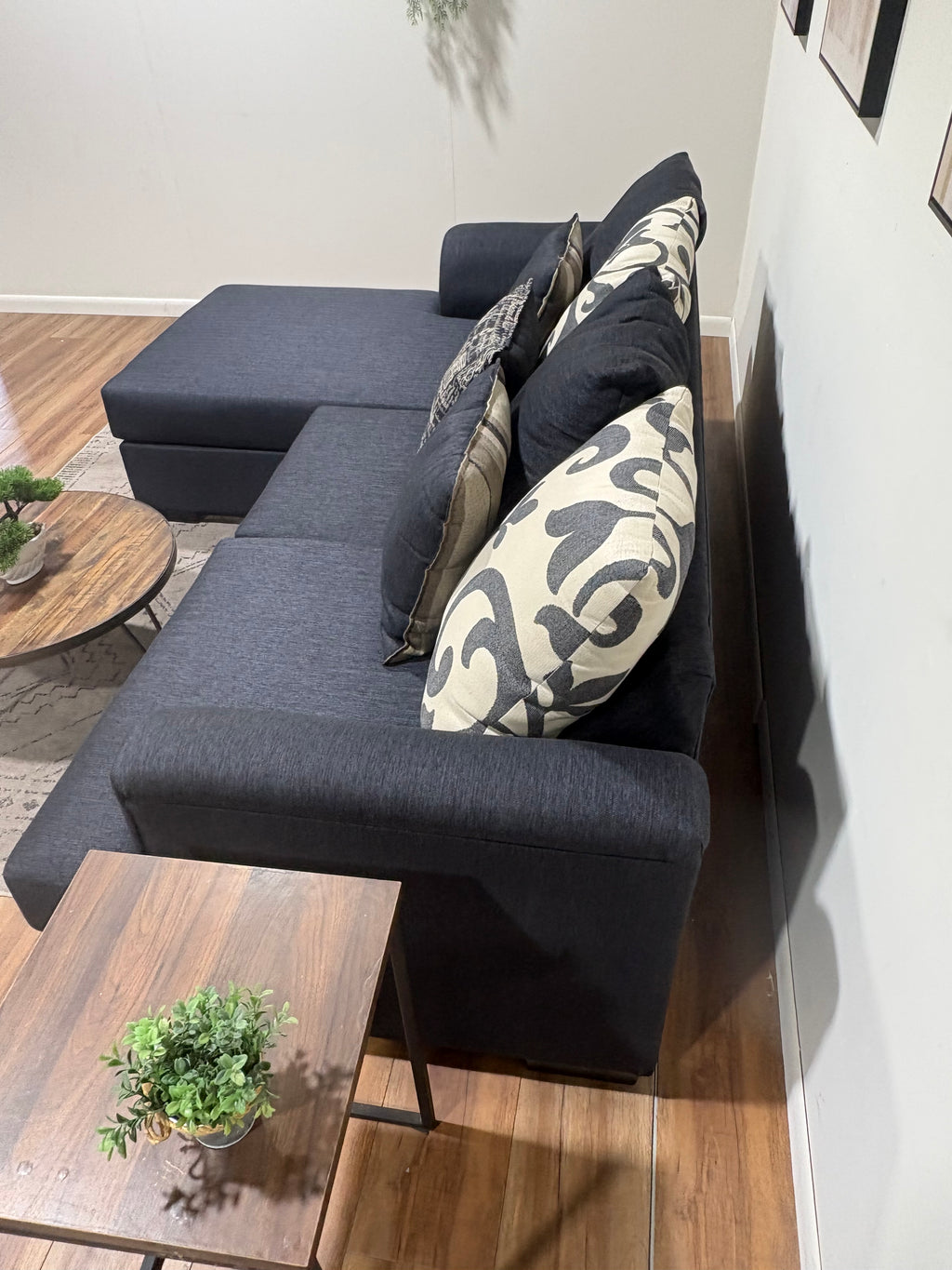 Midnight Blue Michael Nicholas Sectional