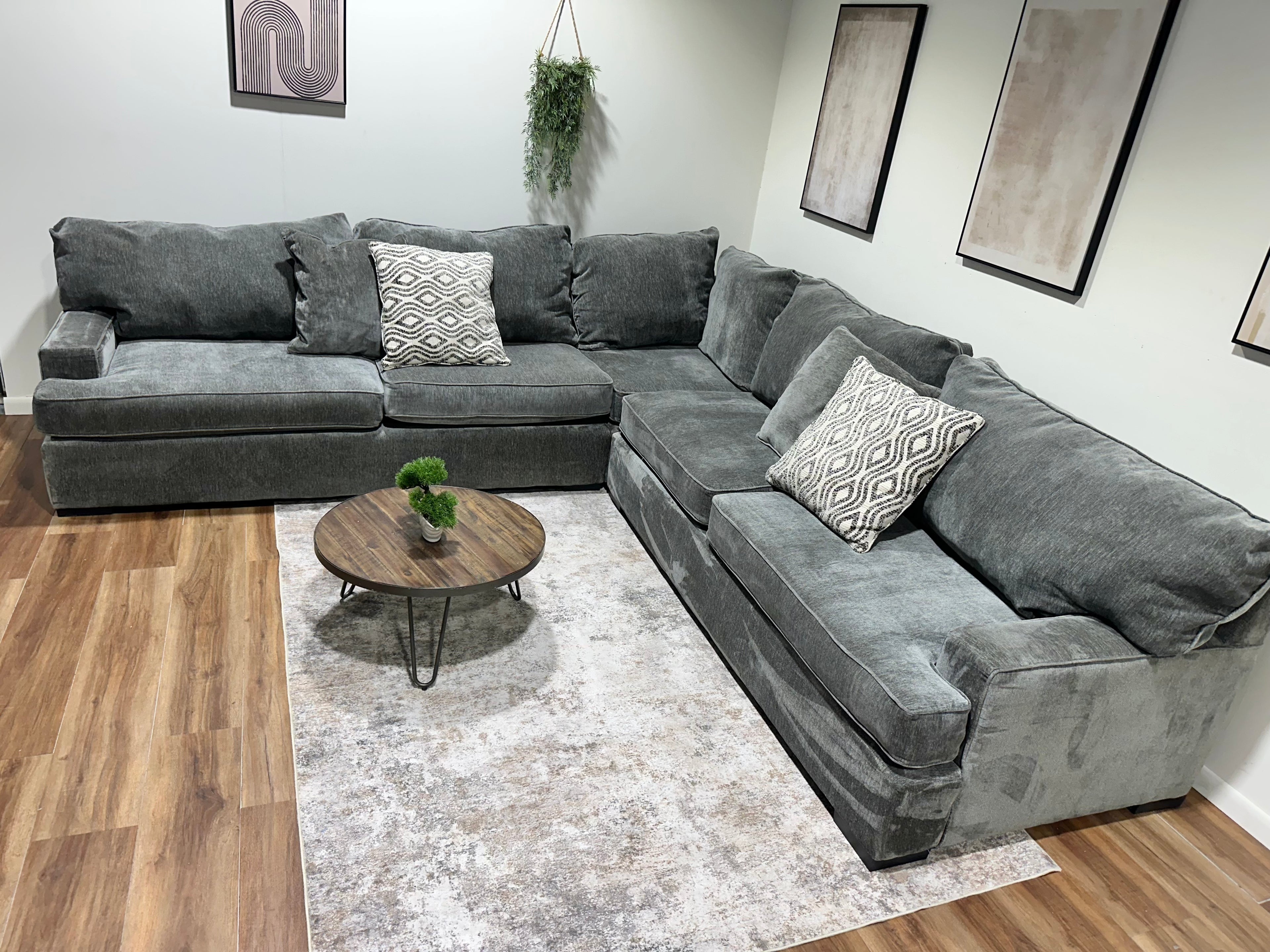Gray Family Sectional Jonar Brand