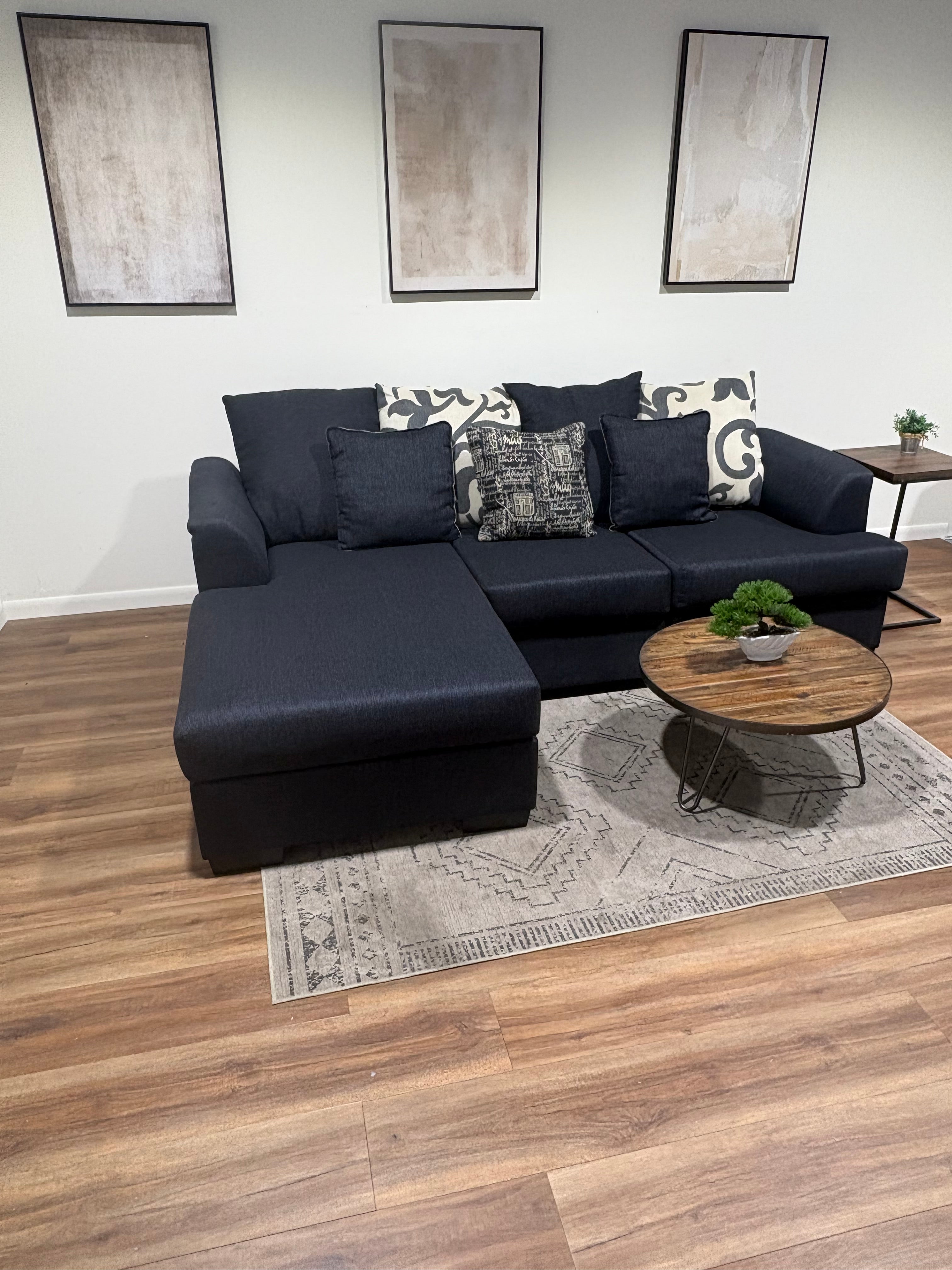 Midnight Blue Michael Nicholas Sectional