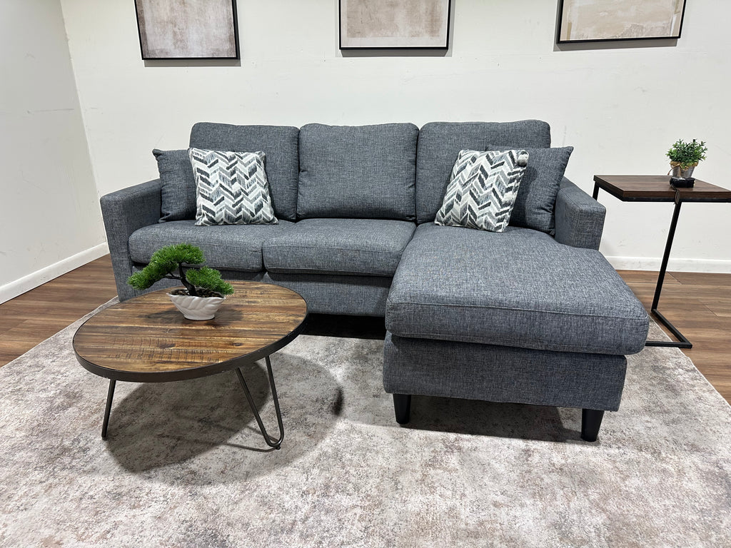 Gray Living Spaces Reversible Sectional