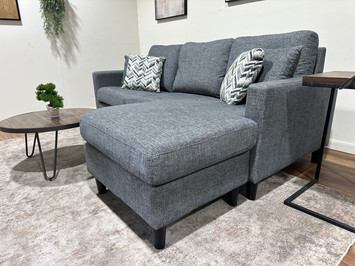 Gray Living Spaces Reversible Sectional